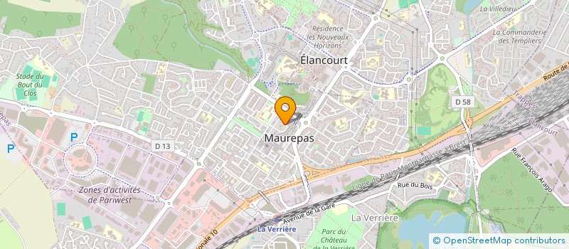 localisation de l'entreprise UFCS FR SUD YVELINES  MAUREPAS