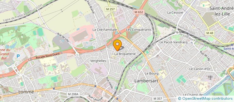 localisation de l'entreprise UFD HOLDING à LILLE