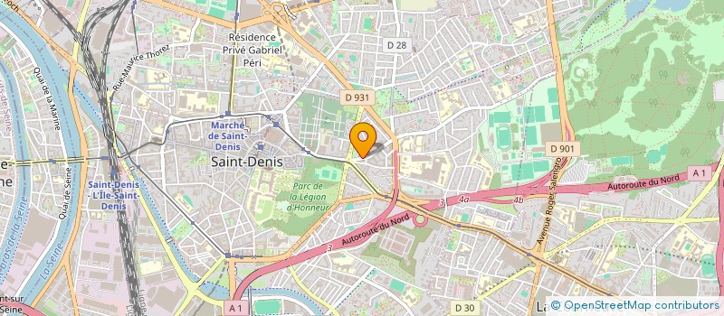 localisation de l'entreprise UFDS TRANSPORT à SAINT-DENIS