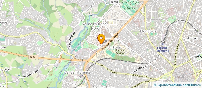 localisation de l'entreprise UFFI COP LA ROSE DES VENTS1 à LIMOGES