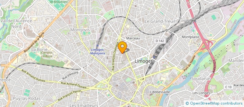 localisation de l'entreprise UFFI COP LE CONSUL à LIMOGES