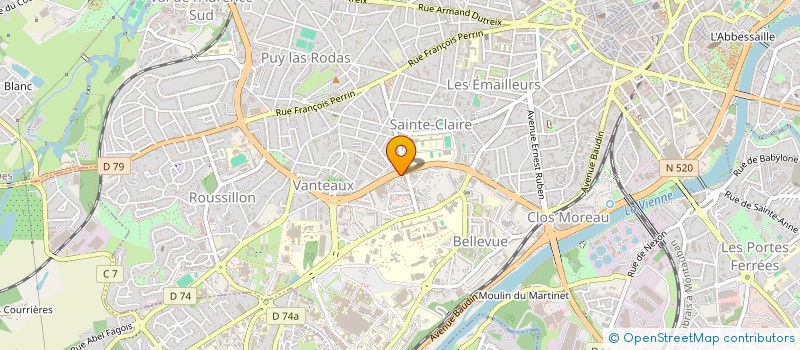 localisation de l'entreprise UFFI COP VANTEAUX à LIMOGES
