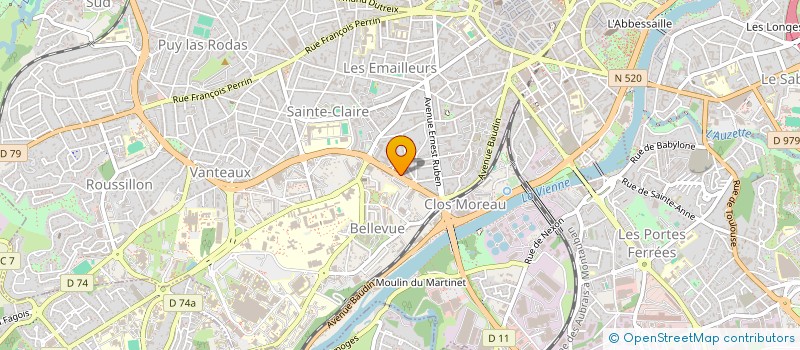 localisation de l'entreprise UFFI RES CURIE ST SAENS 24 à LIMOGES