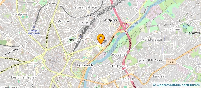 localisation de l'entreprise UFFI RES DES CASSEAUX à LIMOGES