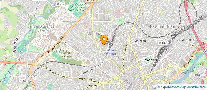 localisation de l'entreprise UFFI RES MARC ANTOINE MURET à LIMOGES