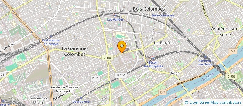 localisation de l'entreprise UFIFRANCE GESTION à BOIS-COLOMBES