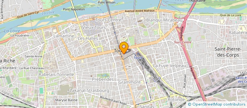 localisation de l'entreprise UFLORA  TOURS