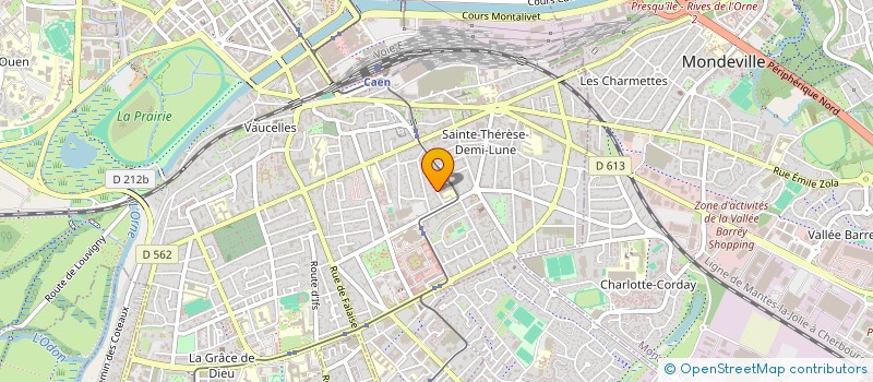 localisation de l'entreprise UFO  CAEN