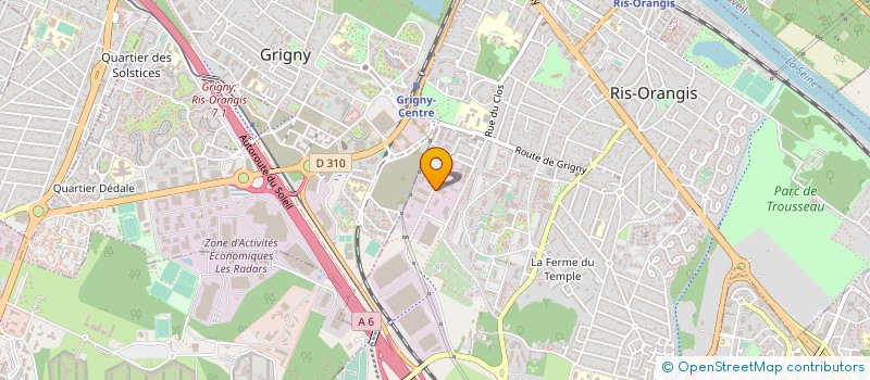 localisation de l'entreprise UFO FRANCE à RIS-ORANGIS