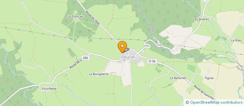 localisation de l'entreprise UFO SOLUTIONS  FLEURIEL