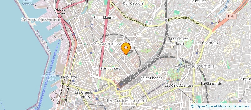 localisation de l'entreprise UFOLEP à MARSEILLE