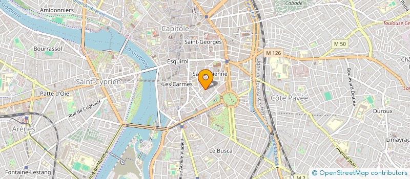 localisation de l'entreprise UFORCA-TOULOUSE POUR LA FORMATION PERMANENTE à TOULOUSE