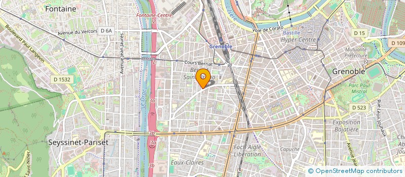 localisation de l'entreprise UFOSPORT 38  GRENOBLE