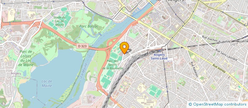 localisation de l'entreprise UFSBD 49 à ANGERS