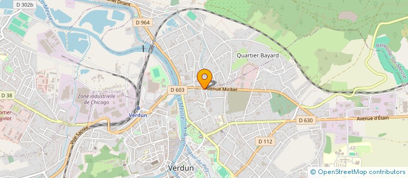 localisation de l'entreprise UFSBD 55 à VERDUN