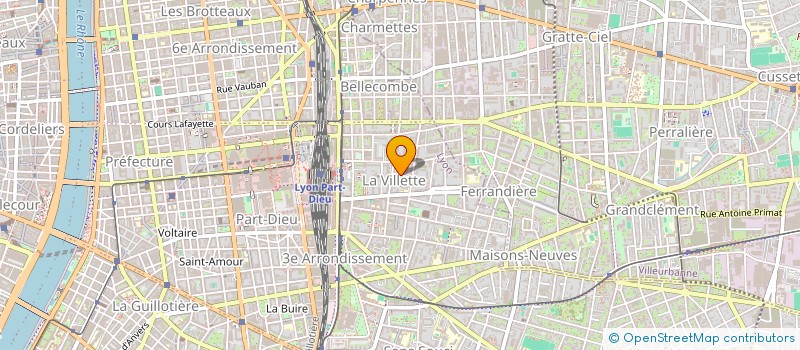 localisation de l'entreprise UFT  BRON