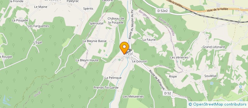 localisation de l'entreprise UG BATIM  URVAL