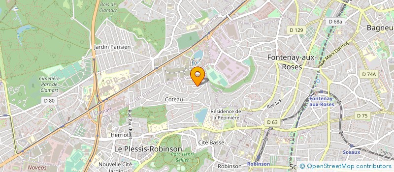 localisation de l'entreprise UG CLIM TRAVAUX à LE PLESSIS-ROBINSON