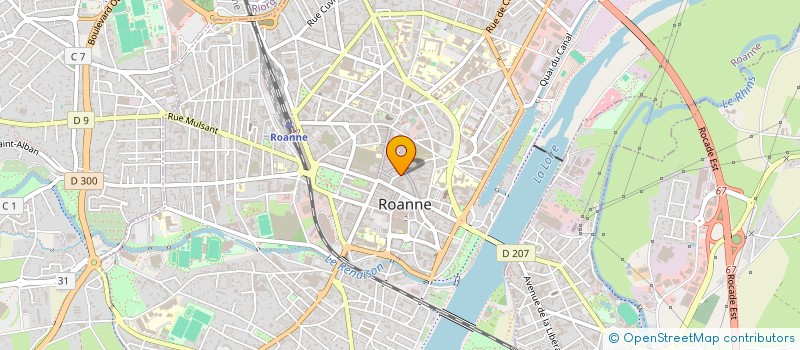 localisation de l'entreprise UG05  ROANNE