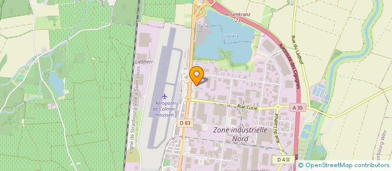 localisation de l'entreprise UGA-UNION GROUPEMENTS ARTISANAUX  COLMAR