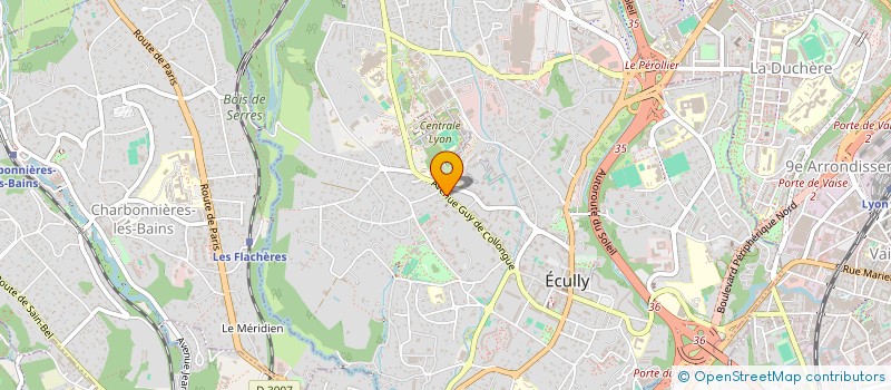 localisation de l'entreprise UGARES CONSEIL  ECULLY