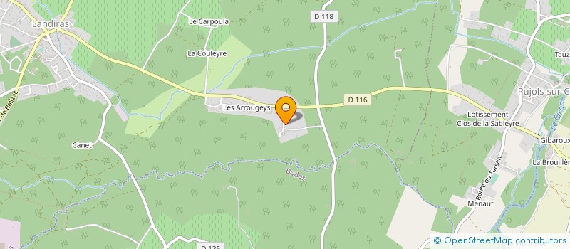 localisation de l'entreprise UGARI  LANDIRAS