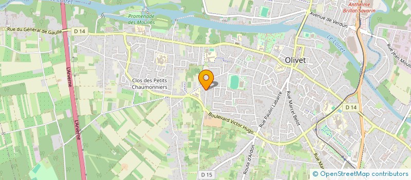 localisation de l'entreprise UGARTE FC à OLIVET