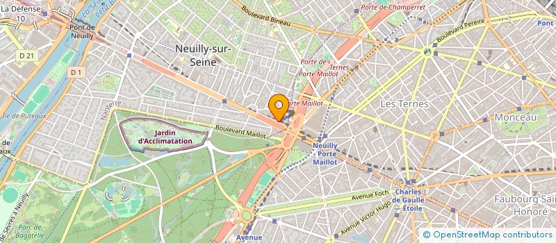 localisation de l'entreprise UGC DISTRIBUTION à NEUILLY-SUR-SEINE