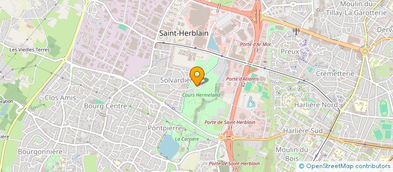 localisation de l'entreprise UGECAM BRPL à SAINT-HERBLAIN