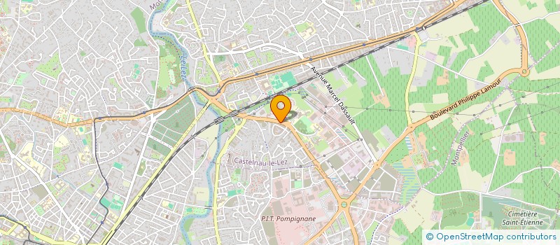 localisation de l'entreprise UGECAM OCCITANIE à CASTELNAU-LE-LEZ