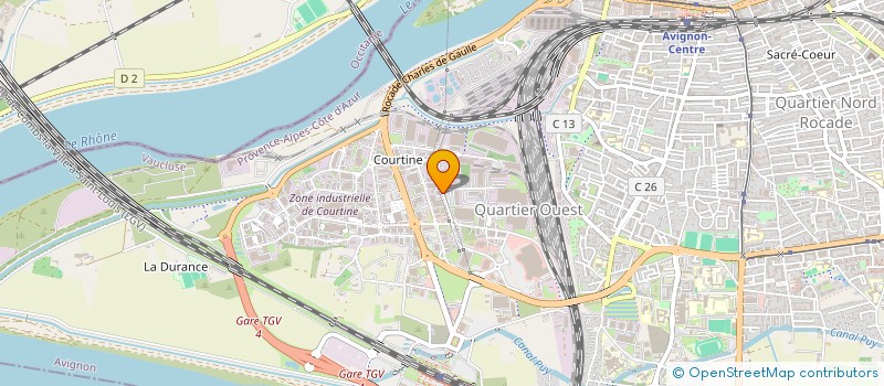 localisation de l'entreprise UGECIM à AVIGNON