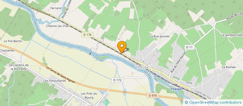 localisation de l'entreprise UGECOP à NOYERS-SUR-CHER