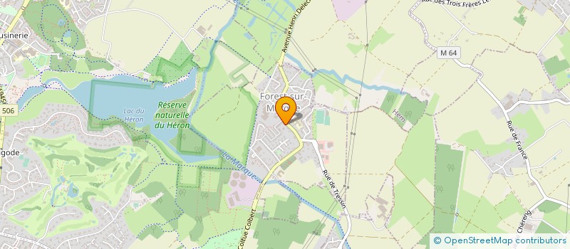 localisation de l'entreprise UGENE TATE  FOREST-SUR-MARQUE