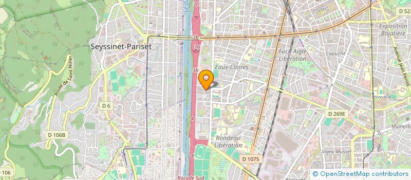 localisation de l'entreprise UGICARB MORGON  GRENOBLE