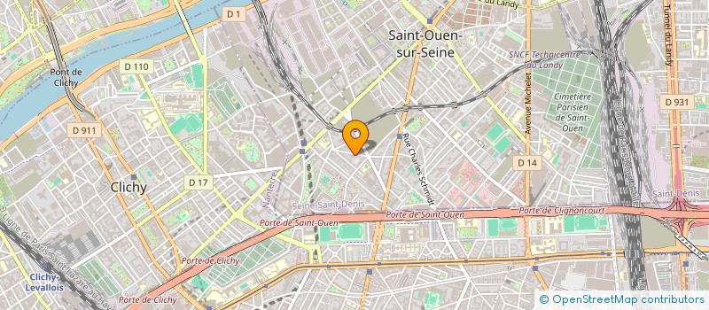 localisation de l'entreprise UGK RENOV à SAINT-OUEN-SUR-SEINE