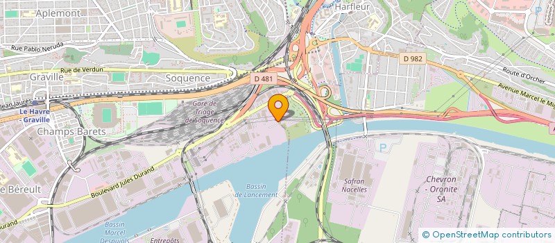 localisation de l'entreprise UGM à LE HAVRE