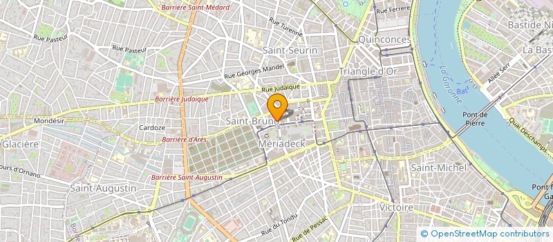 localisation de l'entreprise UGM OCIANE-MATMUT à BORDEAUX