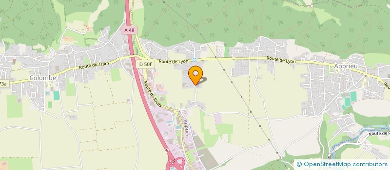 localisation de l'entreprise UGNON-CAFE  APPRIEU