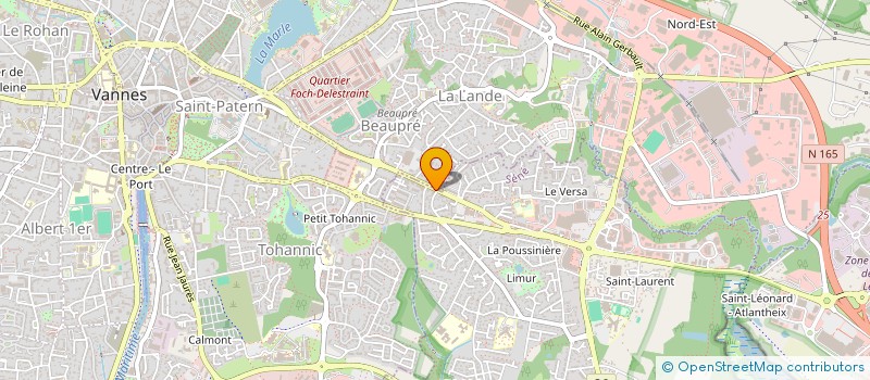 localisation de l'entreprise UGO à VANNES