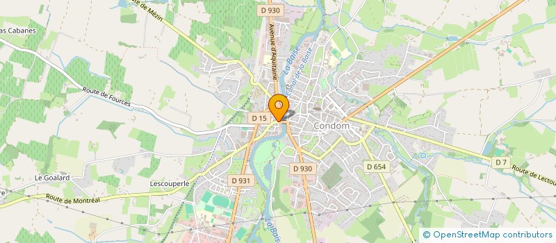 localisation de l'entreprise UGO  CONDOM