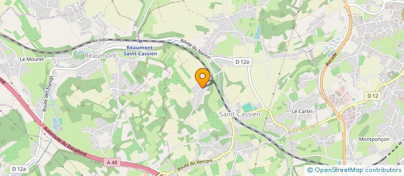 localisation de l'entreprise UGO  SAINT-CASSIEN