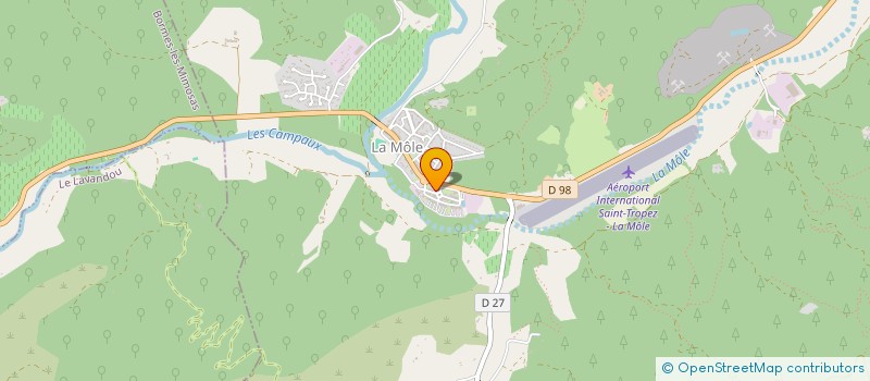 localisation de l'entreprise UGO  LA MOLE