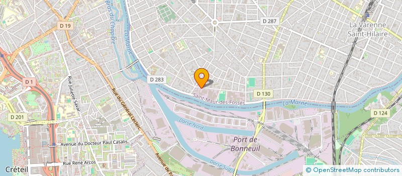 localisation de l'entreprise UGO DESIGN à ALFORTVILLE