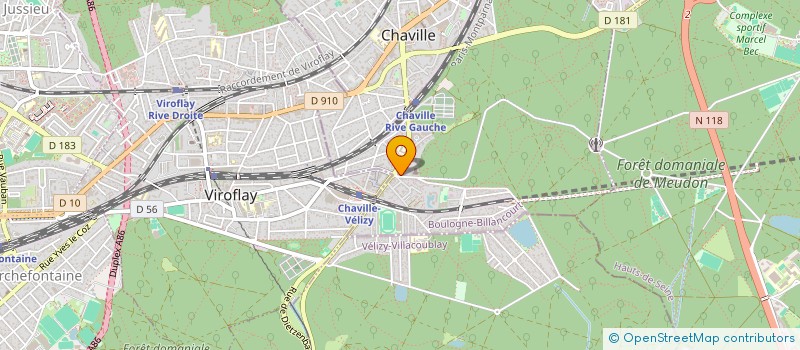 localisation de l'entreprise UGO DRIVE à CHAVILLE