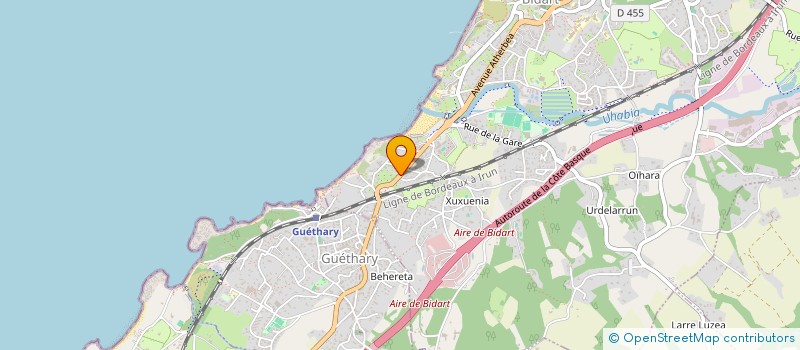 localisation de l'entreprise UGO FOR EVER  BIDART