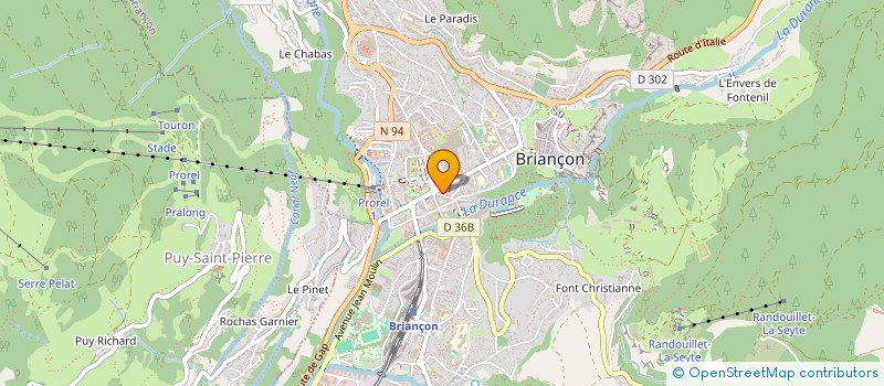 localisation de l'entreprise UGO WAGNER à BRIANCON