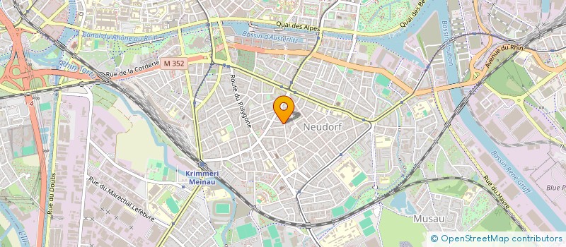 localisation de l'entreprise UGOE à STRASBOURG