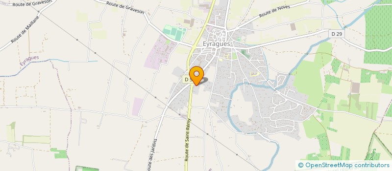 localisation de l'entreprise UGOLIN à EYRAGUES