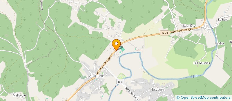 localisation de l'entreprise UGOLINI IMMOBILIER  ANTONNE-ET-TRIGONANT