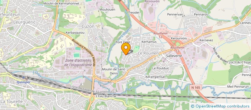 localisation de l'entreprise UGOUX  ERGUE-GABERIC